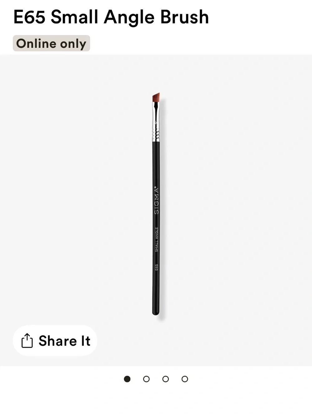 Sigma Beauty E65 Small Angle Brush - NWT